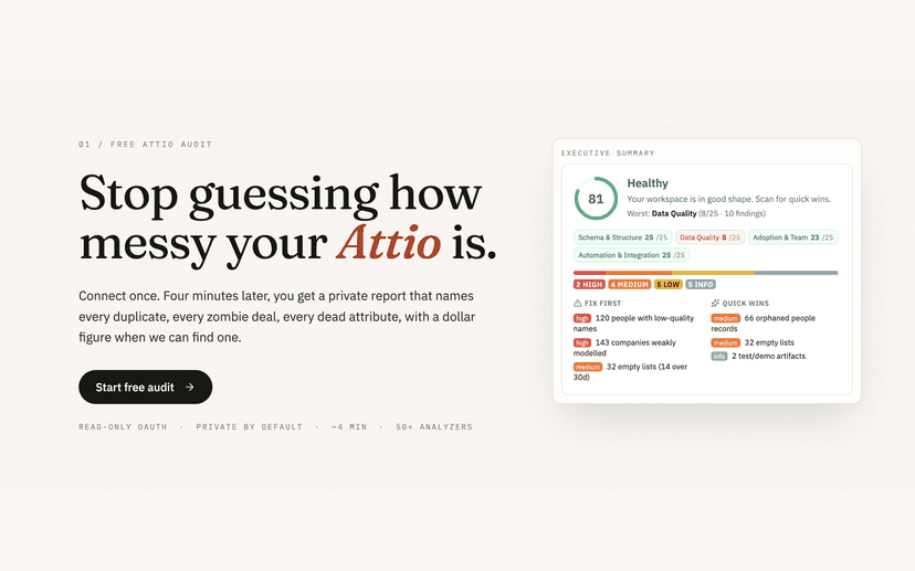 Audit screenshot 1